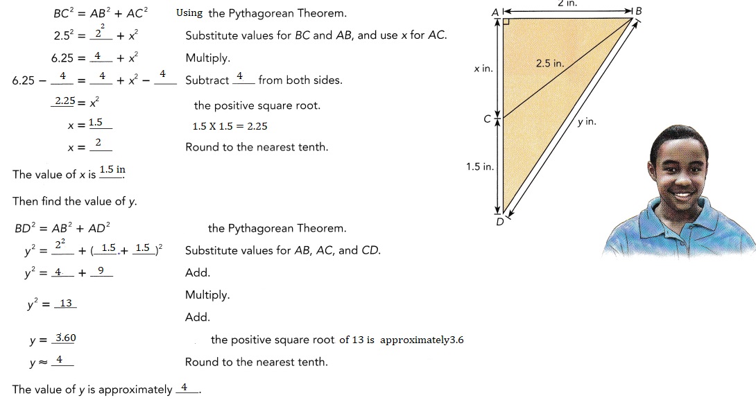 Math in Focus Grade 8 Chapter 7 Lesson 7.1 Answer Key Understanding the Pythagorean Theorem and Plane Figures-2