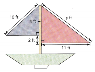 Math in Focus Grade 8 Chapter 7 Lesson 7.1 Answer Key Understanding the Pythagorean Theorem and Plane Figures 33