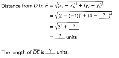 Math in Focus Grade 8 Chapter 7 Lesson 7.2 Answer Key Understanding the Distance Formula 5