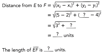 Math in Focus Grade 8 Chapter 7 Lesson 7.2 Answer Key Understanding the Distance Formula 6