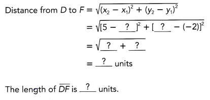 Math in Focus Grade 8 Chapter 7 Lesson 7.2 Answer Key Understanding the Distance Formula 8