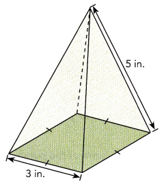 Math in Focus Grade 8 Chapter 7 Lesson 7.3 Answer Key Understanding the Pythagorean Theorem and Solids 16