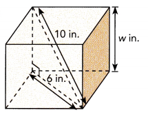 Math in Focus Grade 8 Chapter 7 Lesson 7.3 Answer Key Understanding the Pythagorean Theorem and Solids 6