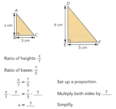 Math in Focus Grade 8 Chapter 9 Lesson 9.2 Answer Key Understanding and Applying Similar Figures 3