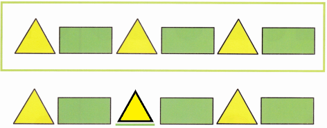 Math in Focus Kindergarten Chapter 13 Answer Key Patterns q4