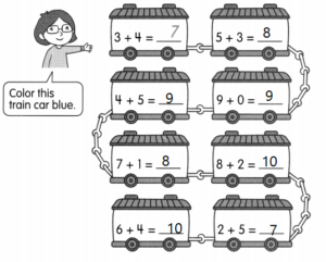 Math in Focus Grade 1 Chapter 3 Practice 2 Answer Key Ways to Add ...