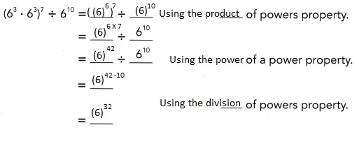 Math in Focus Grade 8 Chapter 1 Lesson 1.3 Answer Key The Power of a Power-4