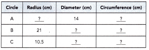 Math in Focus Grade 6 Chapter 11 Lesson 11.1 Answer Key Radius, Diameter, and Circumference of a Circle 10