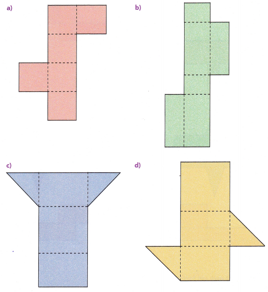 Math in Focus Grade 6 Chapter 12 Lesson 12.1 Answer Key Nets of Solids 2