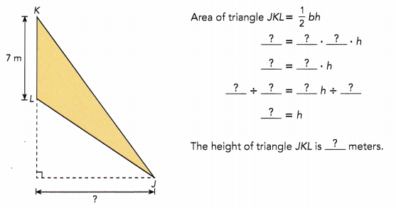 Math in Focus Grade 6 Chapter 8 Lesson 10.1 Answer Key Area of Triangles 11
