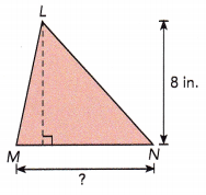 Math in Focus Grade 6 Chapter 8 Lesson 10.1 Answer Key Area of Triangles 12
