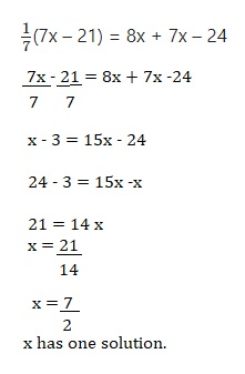 Math in Focus Grade 8 Chapter 3 Lesson 3.2 Answer Key Identifying the Number of Solutions to a Linear Equation-7